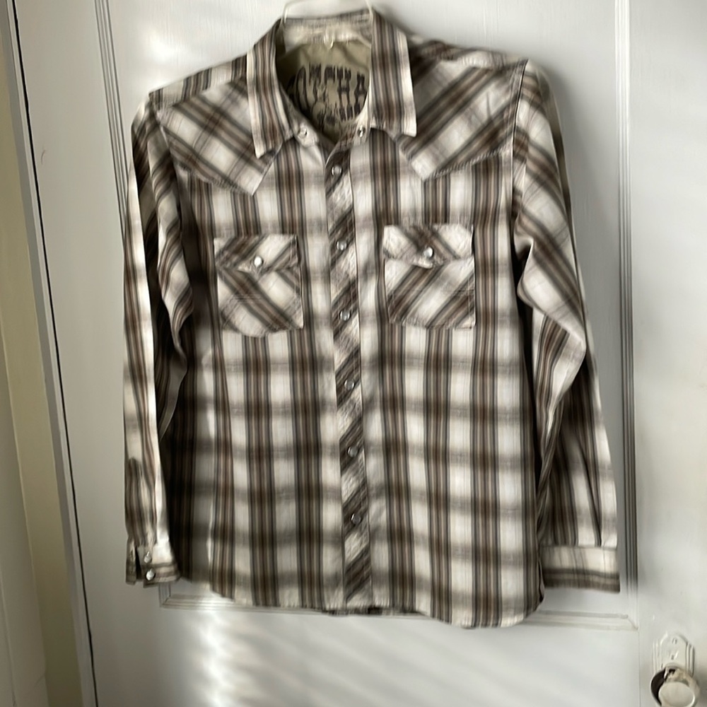 GOTCH Brand Women’s Western Pear snap Shirt size Large